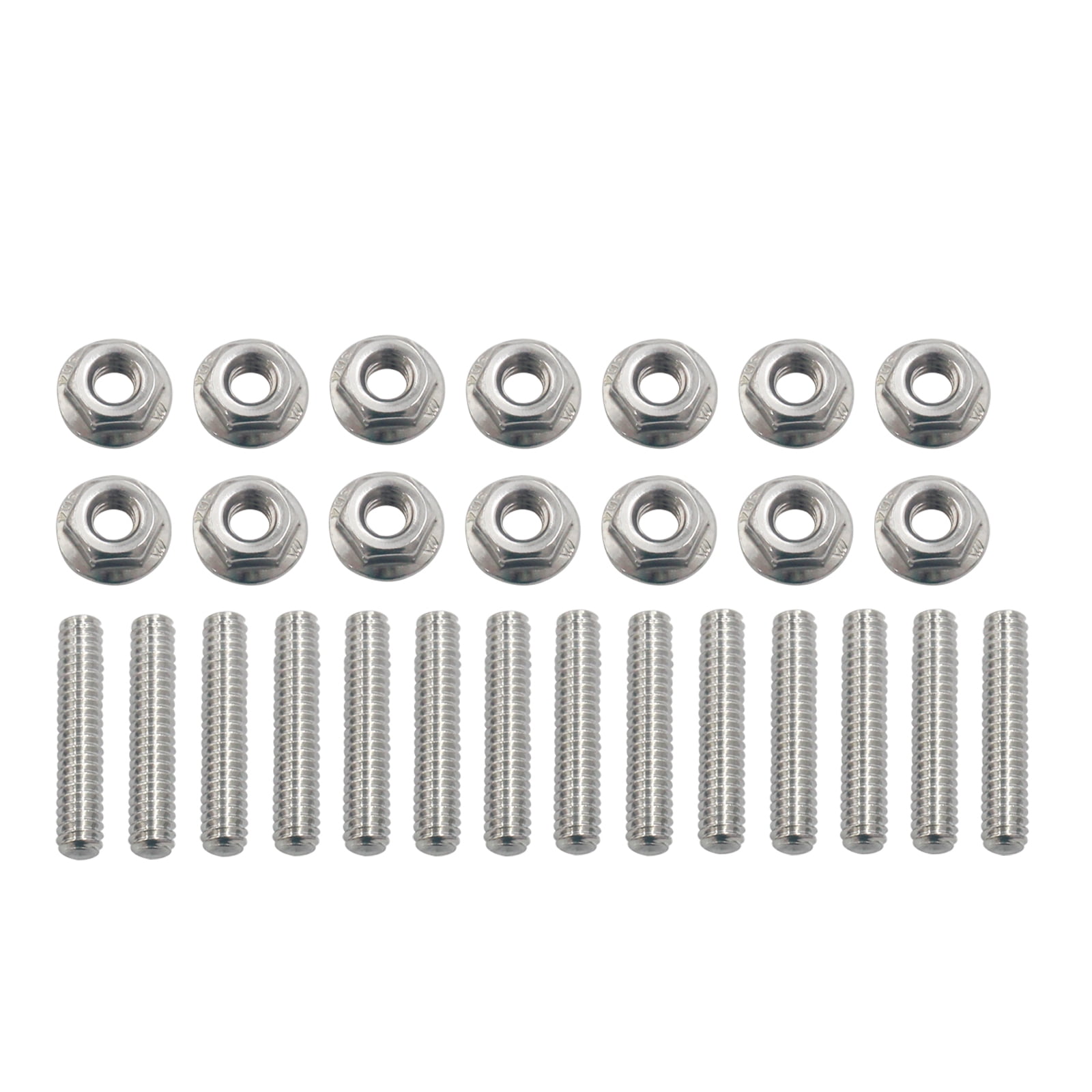 Dcenta Stainless Bolts Kit Replacement for CHEVY BBC Valve Cover Studs