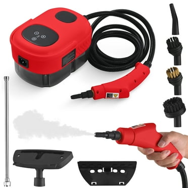 Dcenta Steam Cleaner, 2500W High Pressure Handheld Steamer, 6-gears adjustable, Portable Steam Cleaning Machine with 8pcs Accessories, Cleaning for Home Use, Kitchen, Bathroom, Tile, Hard Surface, Car