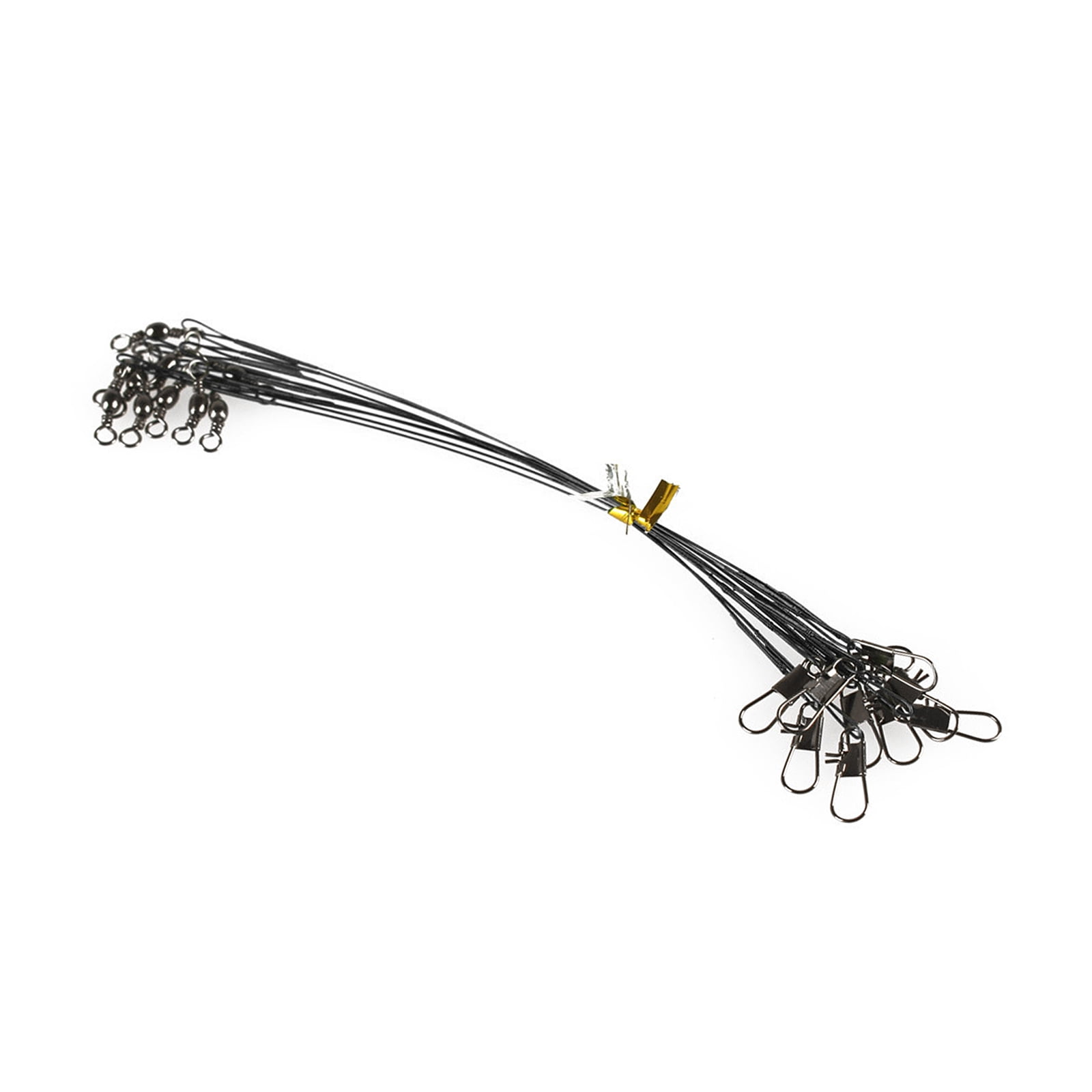 Dcenta Steel Leader Fishing Heavy Duty Wire Leaders with Swivels and