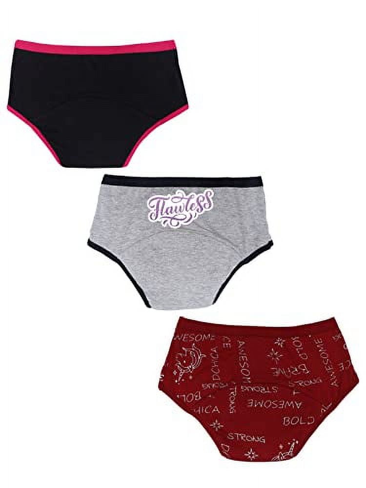 Dchica Period Panties No Sanitary Pads Required Period Leak Proof Underwear  for Teenager 10-12 Years
