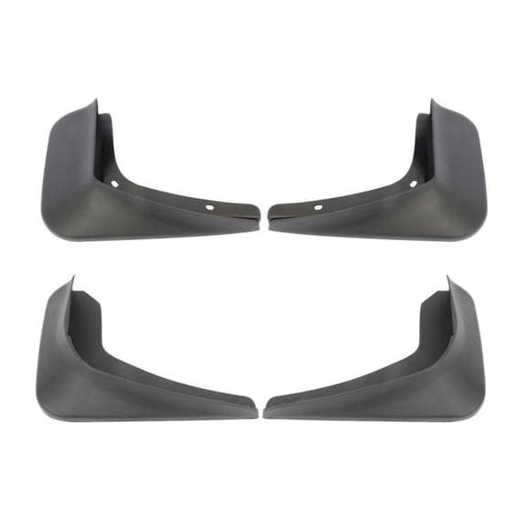 Dcmunx 4pcs Flaps Splash Guards Mudflaps Front Rear Side Black for Buick for Allure 2010 for LaCrosse 2010-2016 30*9.5*20.5-Size(Cm)