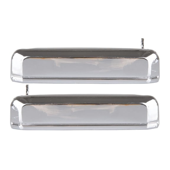 Dcmunx Car Door Handle Exterior Front Rear Left Right 2pcs Silver Chrome for Nissan for Pickup 1995-1997 for Sentra 1982-1984 for D21 1986-1994 Rectangular-Shape NI1310101
