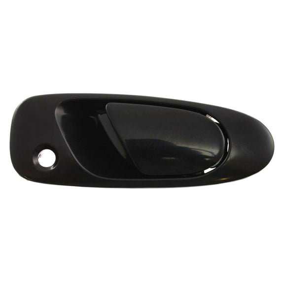 Dcmunx Door Handle Exterior Passenger Side Right Smooth Black with Key Hole for Honda for Civic CX/DX/EX/LX/Si/VX 1992-1995 for Civic del Sol S/Si 1993-1997 & VTEC 1994-1997 72140SR3J02ZD