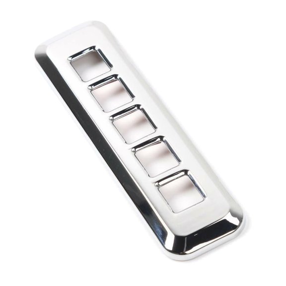 Dcmunx Door Password Code Lock Switch Button Frame Trim Cover for Ford for F150 2015-2017 for F350 2015-2016 Chrome 1 Piece/Set-Pakcage DPCLSBFTCFFF1