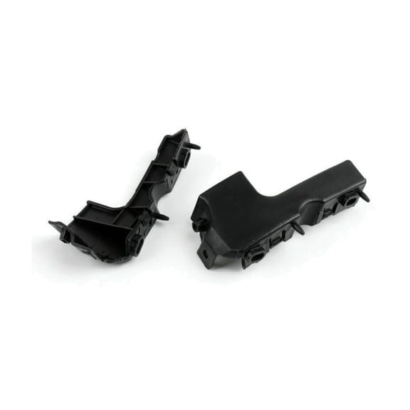 Dcmunx Front Left +Right Bumper Mount Bracket B7 ABS Plastic for Audi for A4 2005-2008 for S4 2005-2008 Black C127-A022