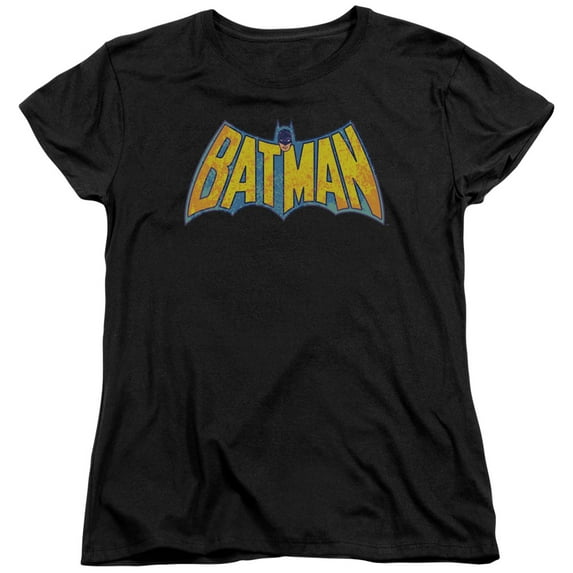 Dco - Batman Neon Distress Logo - Women's Short Sleeve Shirt - Medium