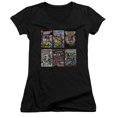 thumbnail image 1 of Dco/Dco Covers Junior Women's V-Neck T-Shirt Black, 1 of 1