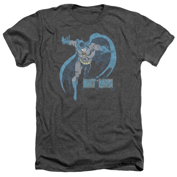 Dco - Desaturated Batman - Heather Short Sleeve Shirt - Small