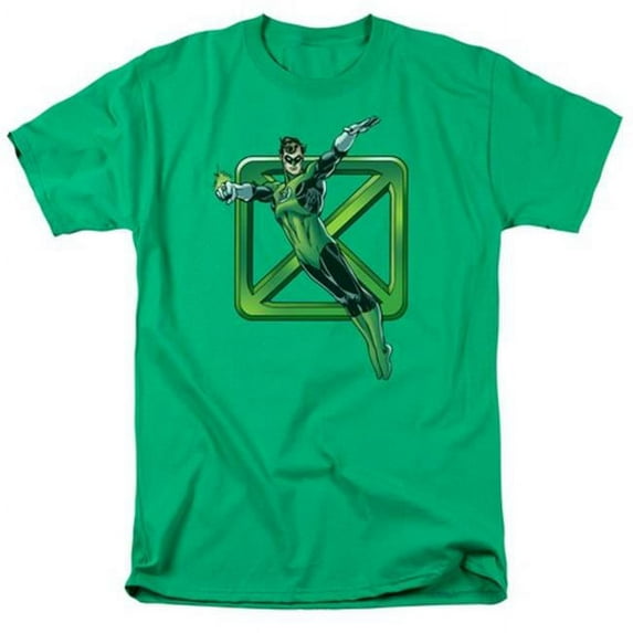 Dco-Green Cross - Short Sleeve Adult 18-1 Tee - Kelly Green, Large