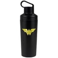 thumbnail image 1 of Dco - Logo Official Wonder Woman Logo 18 oz Insulated Water Bottle, Leak Resistant, Vacuum Insulated Stainless Steel with 2-in-1 Loop Cap, 1 of 7
