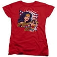 thumbnail image 1 of Dco-Pop Art Wonder - Short Sleeve Womens Tee - Red- Extra Large, 1 of 1