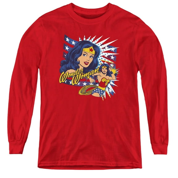 Dco - Pop Art Wonder - Youth Long Sleeve Shirt - Large