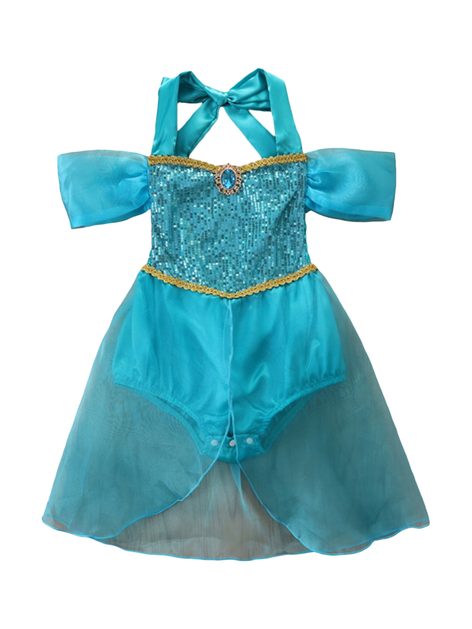 strapless open back dress Call Disney! The New Princess Has Arrived Baby Girl Light Pink Tutu Ro –  Little Secrets