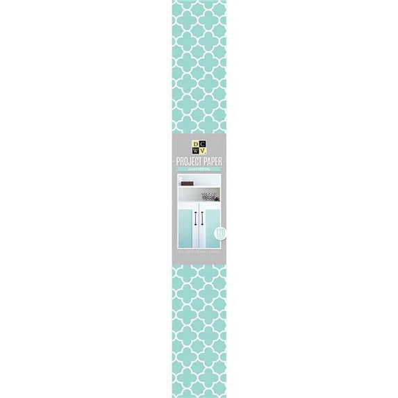Dcwv Project Paper 22"X120"-Teal & Clove Geo
