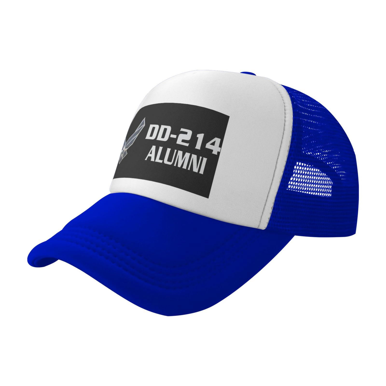 Cappello Baseball DD-214 'Not Dead Yet' Per Veterani, In Misto Cotone, Regolabile, Blu Invecchiato E Marrone, Ricamato