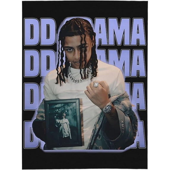 Dd Hip Hop Osama Flannel Blanket Air Conditioning Blanket Nap Blanket Sofa Throw Blanket Throw Blankets 40"X30"
