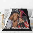 thumbnail image 1 of Dd Hip Hop Osama Flannel Blanket Air Conditioning Blanket Nap Blanket Sofa Throw Blanket Throw Blankets 50"X40", 1 of 6