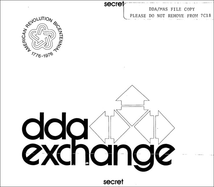 Dda Exchange: Excerpts from the Cia's Internal Newsletter, (Paperback)