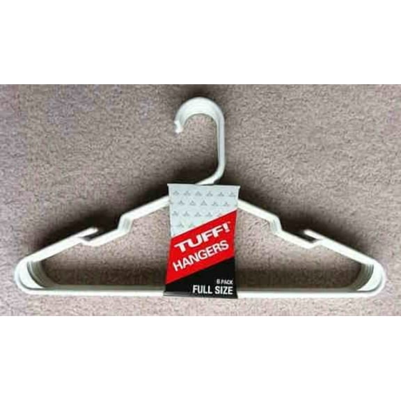 Ddi Plastic Hanger White - Pack of 48