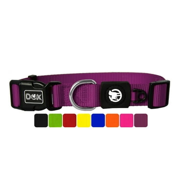 Ddoxx Dog Collar Nylon Adjustable Many Colors Sizes for Small Medium