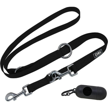 Ddoxx Nylon Dog Leash 3-Way Adjustable 66 ft - for Dogs Large Small