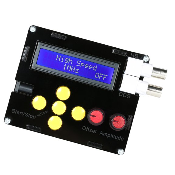 Dds DDS Function Low Frequency Signal Generator Sine//Square/Sawtooth/ECG/Noise Output 1Hz-500kHz Frequency Amplitude DC4~10V Voltage