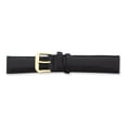 thumbnail image 1 of De Beer Black Snake Grain Leather Watch Band 19Mm Gold Color, 1 of 1