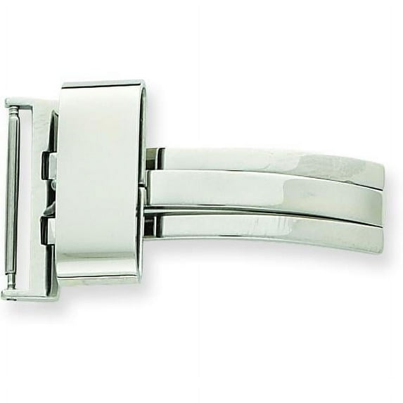 De Beer Chrome Deployment Watch Buckle (10 To 22Mm)