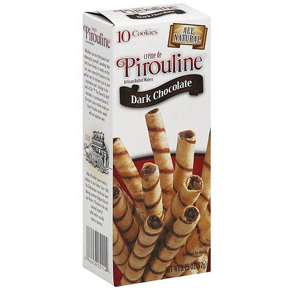 De Beukelaer Creme De Pirouline Dark Chocolate Cookies, 10ct (Pack of 12) - image 1 of 1