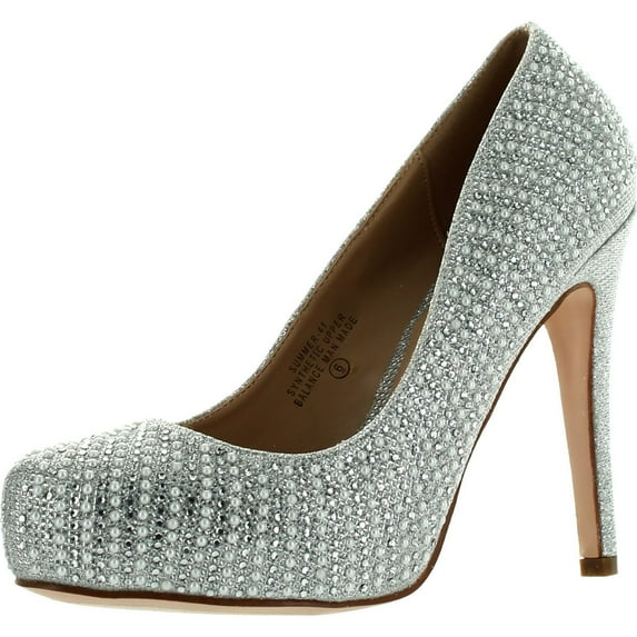 De Blossom Womens Summer-41 Evening Stunning Party Heels Pumps Shoes