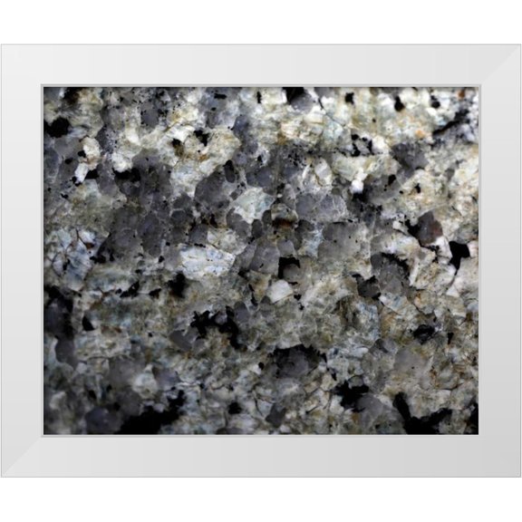 De Carvalho, Sandro 14x12 White Modern Wood Framed Museum Art Print Titled - Gray Minerals 2