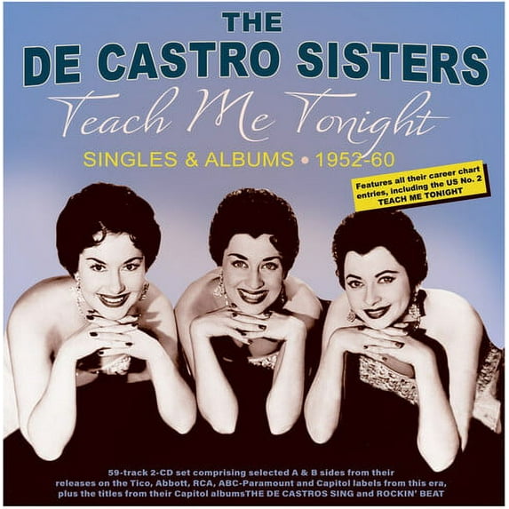 De Castro Sisters - Teach Me Tonight: Singles & Albums 1952-60 - Music & Performance - CD