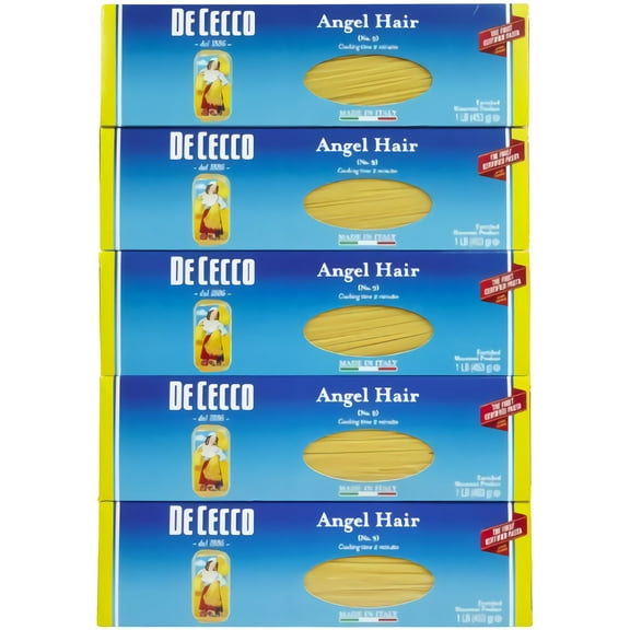 De Cecco Angel Hair Pasta, 16 oz Boxes, 5 pk