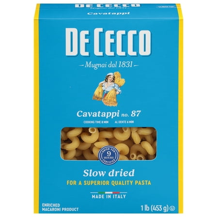 De Cecco Cavatappi No. 87 Pasta, 16 oz