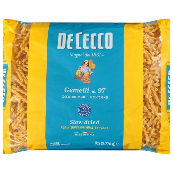 De Cecco Gemelli Pasta, 5 lbs