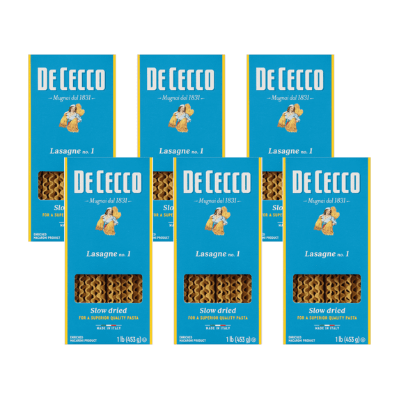 De Cecco Lasagne No.1, 16 oz (Pack of 6)
