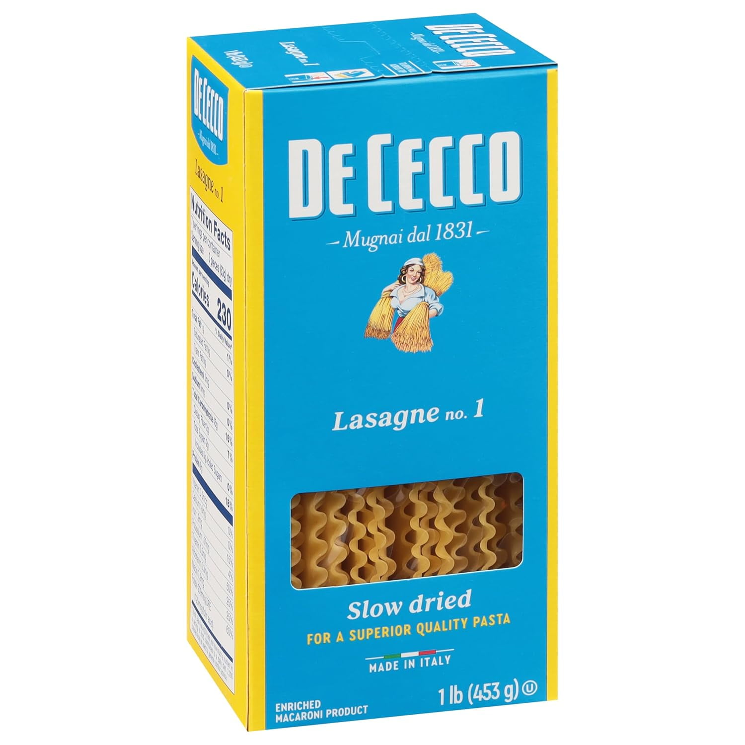 De Cecco Lasagne Pasta, 16 Oz