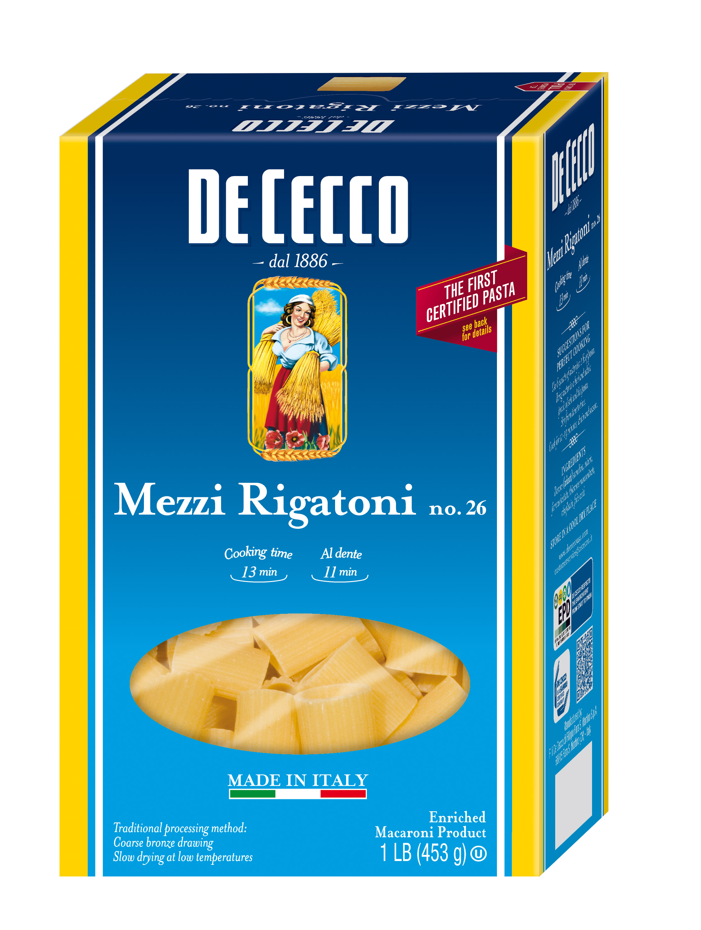 Barilla Classic NonGMO, Kosher Certified Elbows Pasta, 16 oz