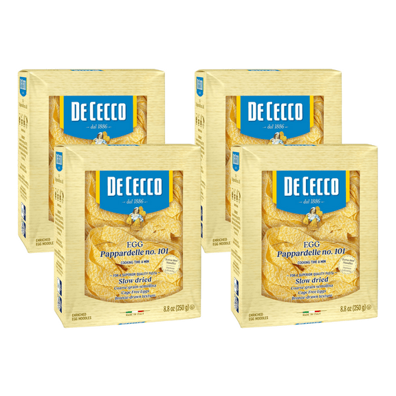 De Cecco Pappardelle Egg Pasta, 8.8 oz (Pack of 4)
