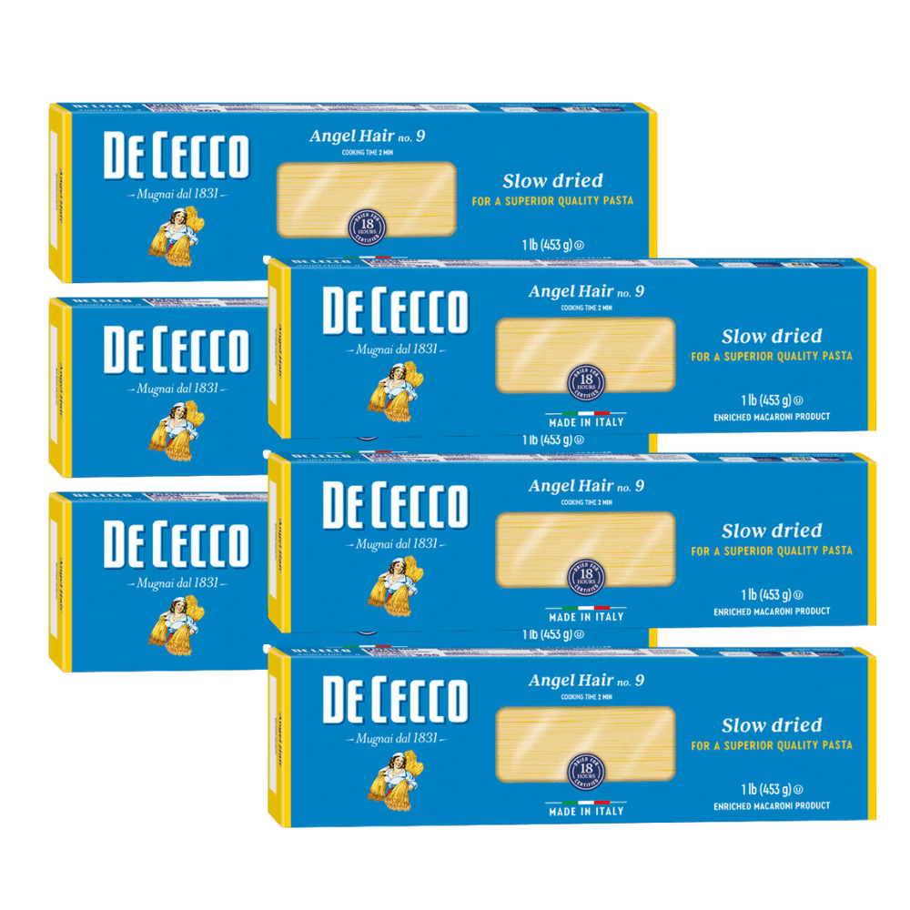 De Cecco Pasta, Angel Hair, 16 Ounce (Pack of 6)
