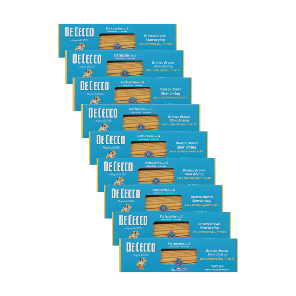 De Cecco Pasta, Fettuccine, 16 oz (Pack of 9)