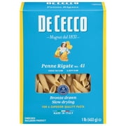 De Cecco Penne Rigate No.41 Pasta, 16 oz