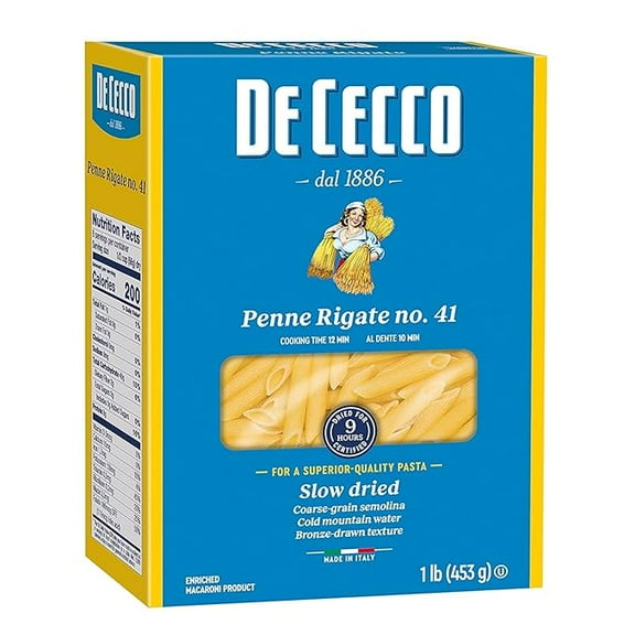 De Cecco Penne Rigate Pasta, 16 Oz