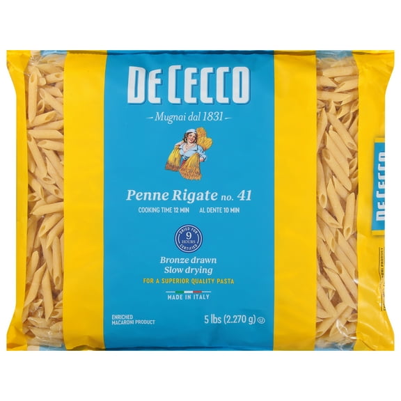 De Cecco Penne Rigate Pasta, 5 lbs