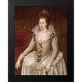 thumbnail image 1 of De Critz, John 19x24 Black Modern Framed Museum Art Print Titled - Portrait of Queen Anne of Denmark, 1 of 4