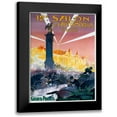thumbnail image 1 of De Fonseca, Gaston Simoes 11x14 Black Modern Framed Museum Art Print Titled - 12e Salon de lâ€™Automobile, 1 of 5