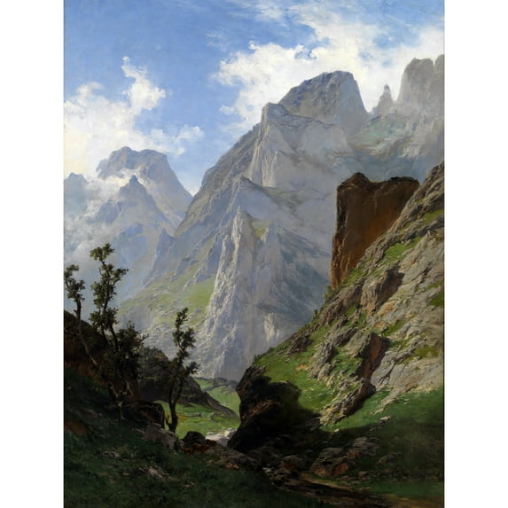 De Haes Mancorbo Canal Los Picos De Europa Extra Large XL Wall Art Poster Print
