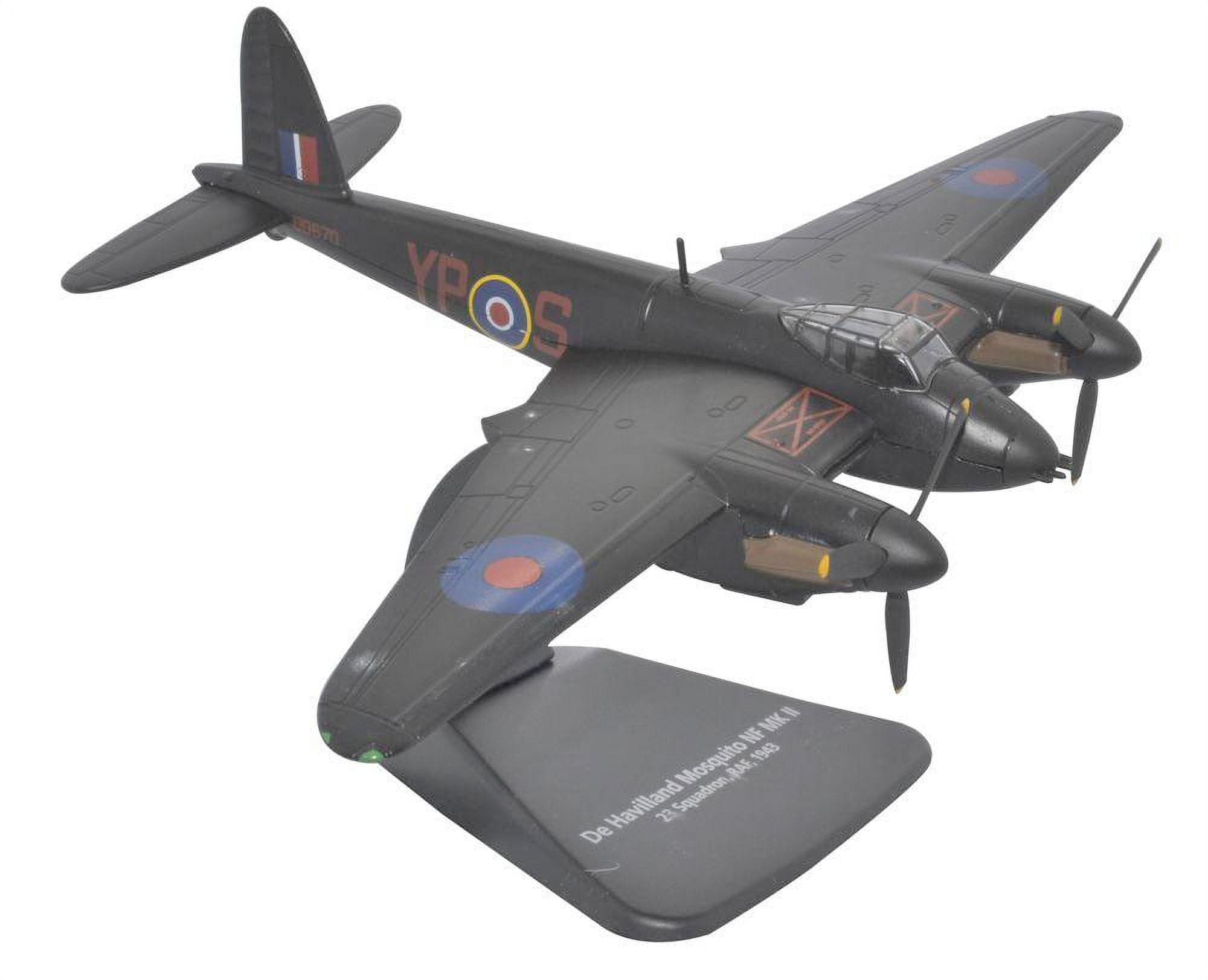 De Havilland Mosquito NF MK II War Plane 23 Squadron, RAF (1943) "Oxford Aviation" 1/72 Diecast Model Airplane by Oxford Diecast