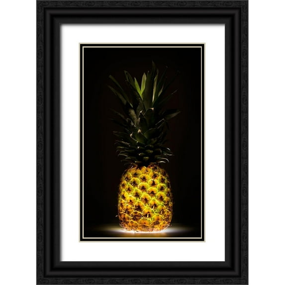 De Kogel, Wieteke 10x14 Black Ornate Wood Framed with Double Matting Museum Art Print Titled - Pineapple