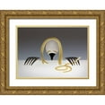 thumbnail image 1 of De Kogel, Wieteke 18x14 Gold Ornate Wood Framed with Double Matting Museum Art Print Titled - Look At Me-Its Spaghetti Hair! Part 2, 1 of 4